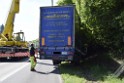 LKW in Boeschung A 3 Rich Frankfurt Hoehe Roesrath Lohmar P103